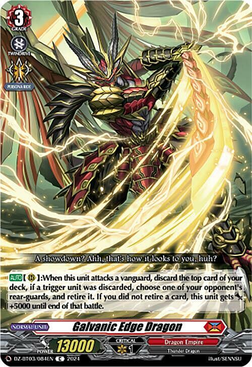 Galvanic Edge Dragon Card Front