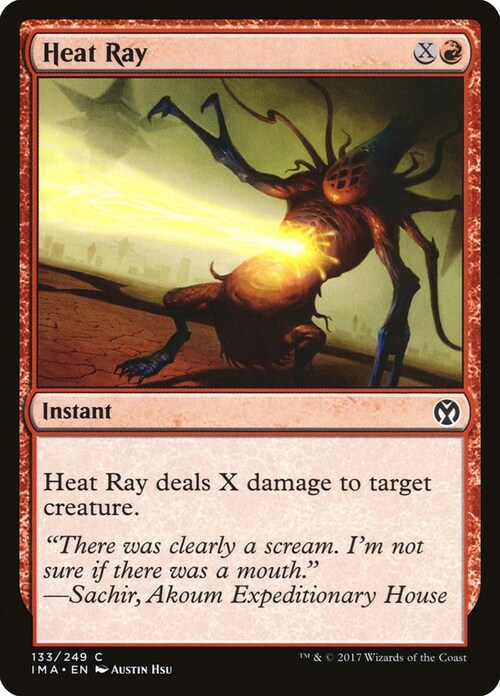 Heat Ray Card Front