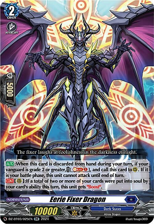 Eerie Fixer Dragon Card Front