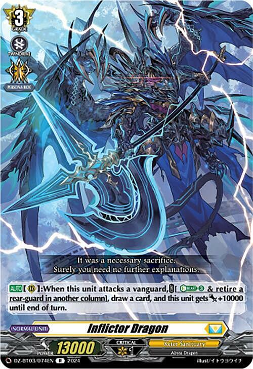 Inflictor Dragon Card Front