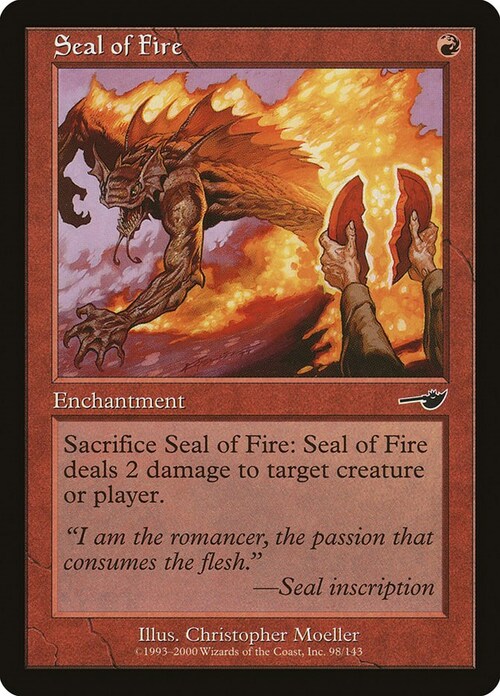 Seal of Fire Card Front