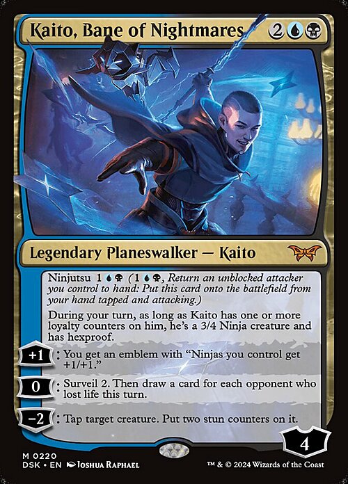 Kaito, Bane of Nightmares Card Front