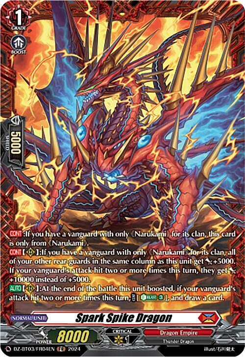 Spark Spike Dragon Card Front