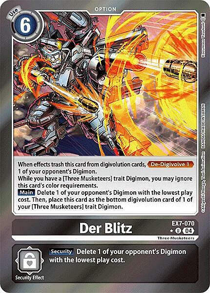 Der Blitz Card Front