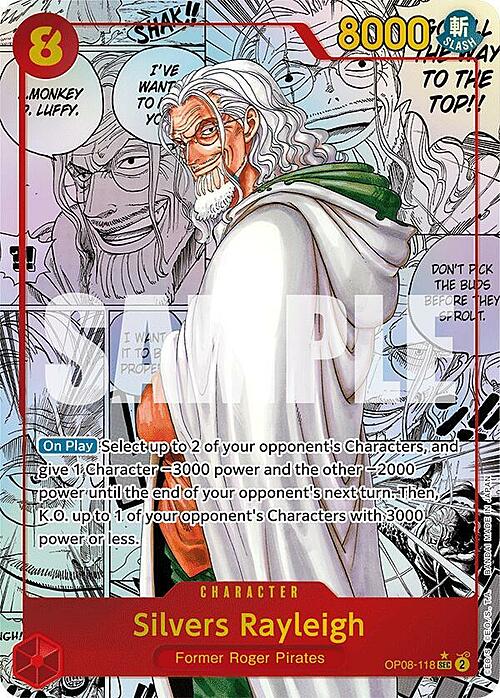 Silvers Rayleigh Card Front