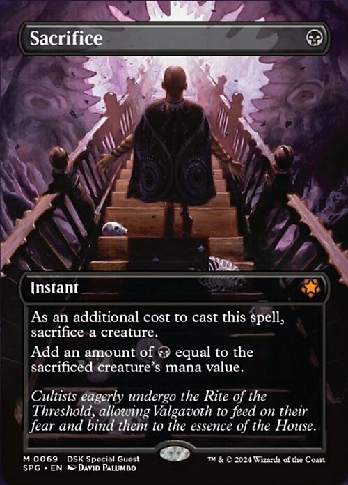 Sacrifice Card Front