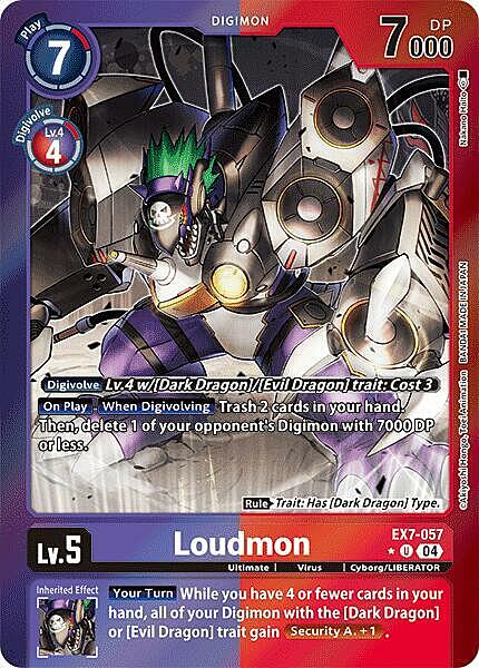 Loudmon Card Front