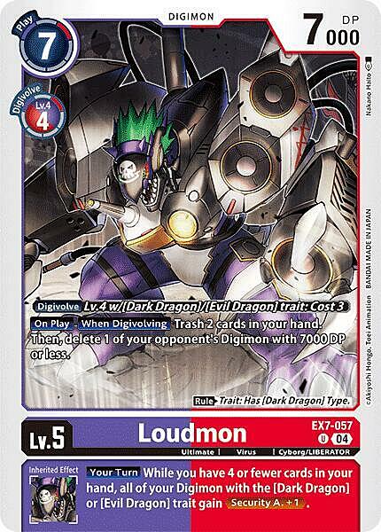 Loudmon Card Front