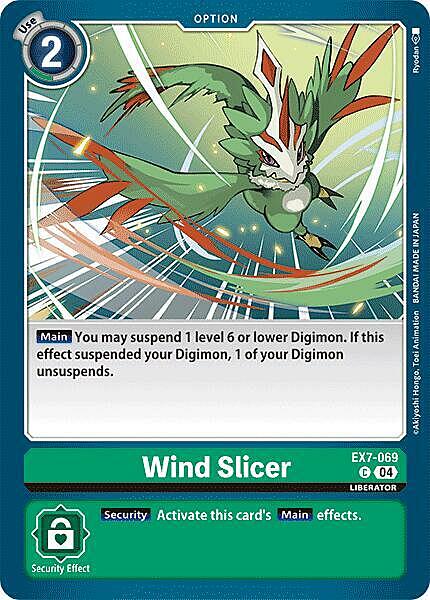 Wind Slicer Card Front