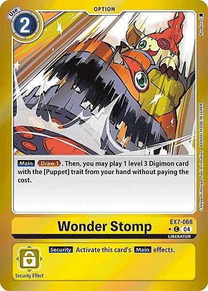 Wonder Stomp Card Front