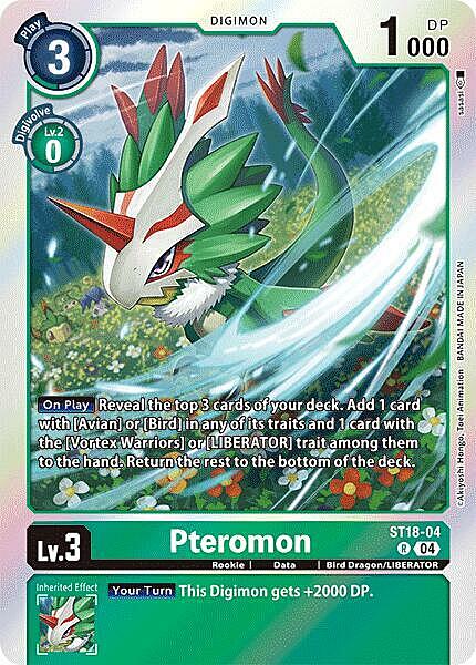 Pteromon Card Front