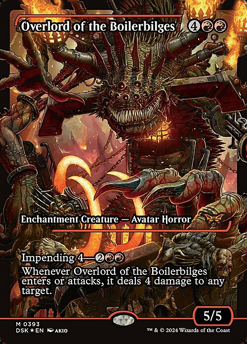 Overlord of the Boilerbilges Card Front