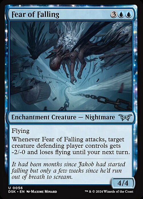 Fear of Falling Card Front