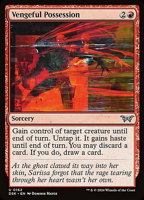 Vengeful Possession Card Front