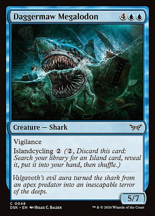 Daggermaw Megalodon Card Front