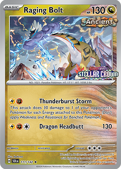 Raging Bolt Card Front