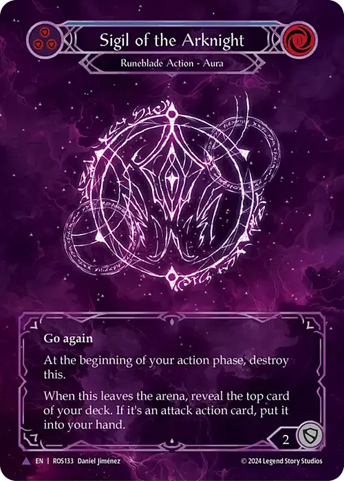 Sigil of the Arknight Card Front