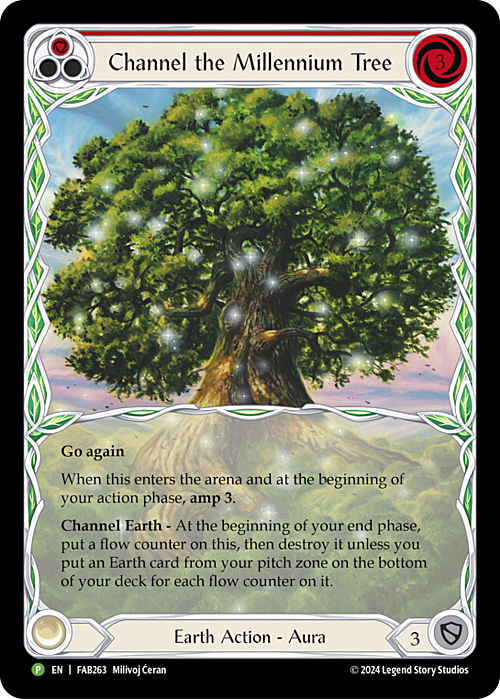 Channel the Millennium Tree Card Front