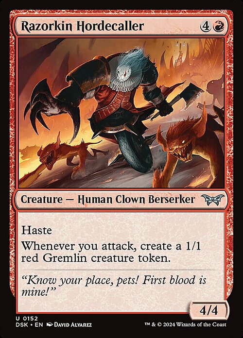 Razorkin Hordecaller Card Front