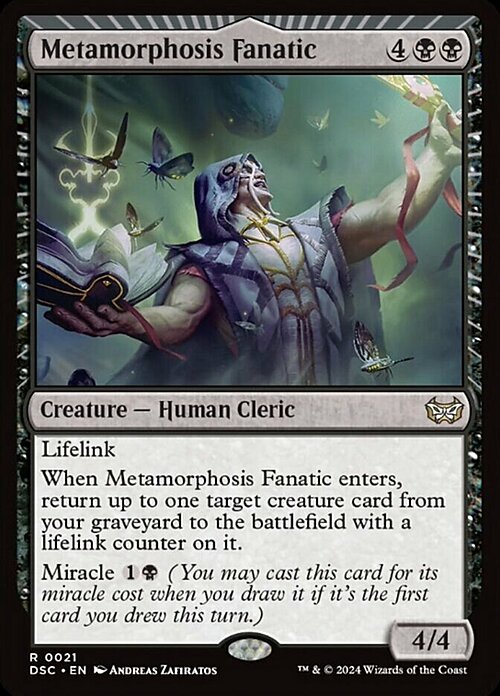 Metamorphosis Fanatic Card Front