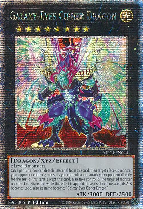 Galaxy-Eyes Cipher Dragon Card Front