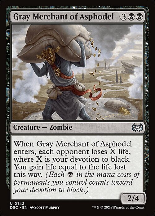 Gray Merchant of Asphodel Card Front