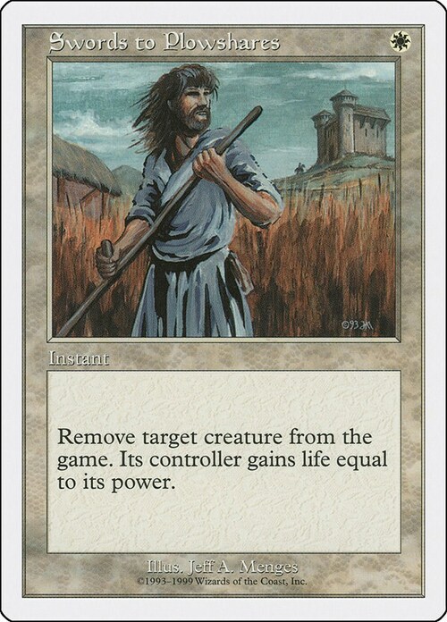 Swords to Plowshares Card Front