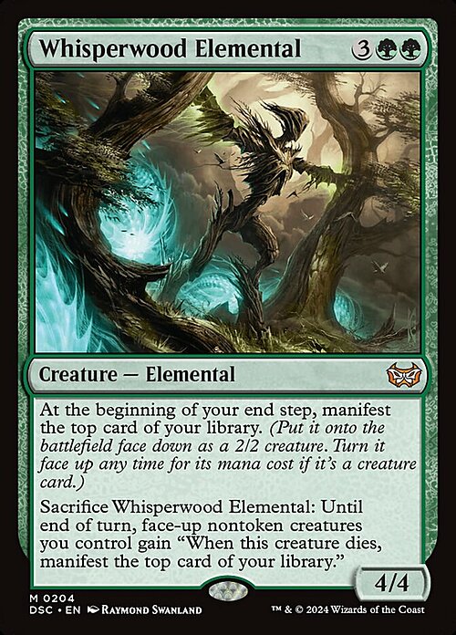 Whisperwood Elemental Card Front