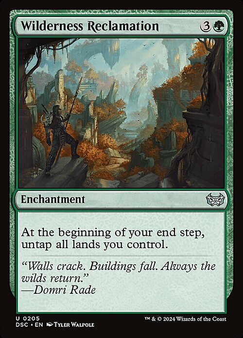 Wilderness Reclamation Card Front