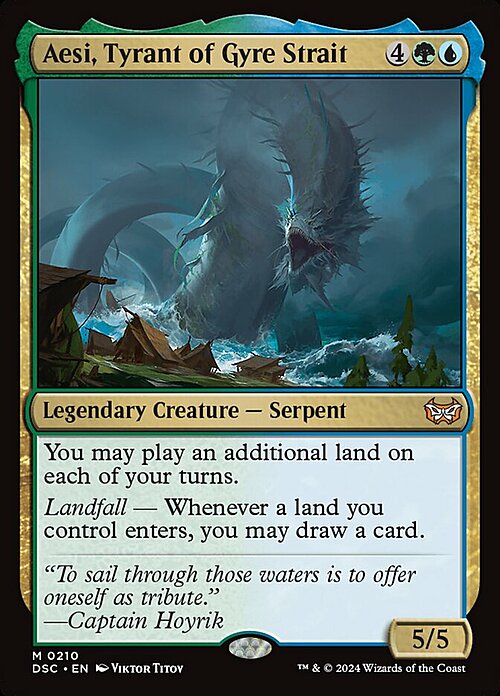 Aesi, Tyrant of Gyre Strait Card Front