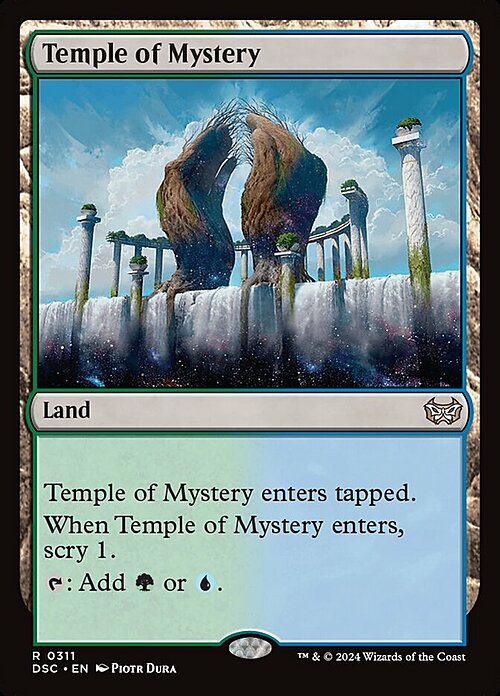 Temple of Mystery Card Front