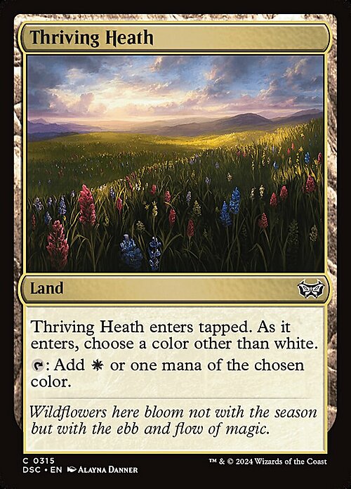 Thriving Heath Card Front