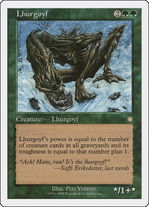 Lhurgoyf Card Front