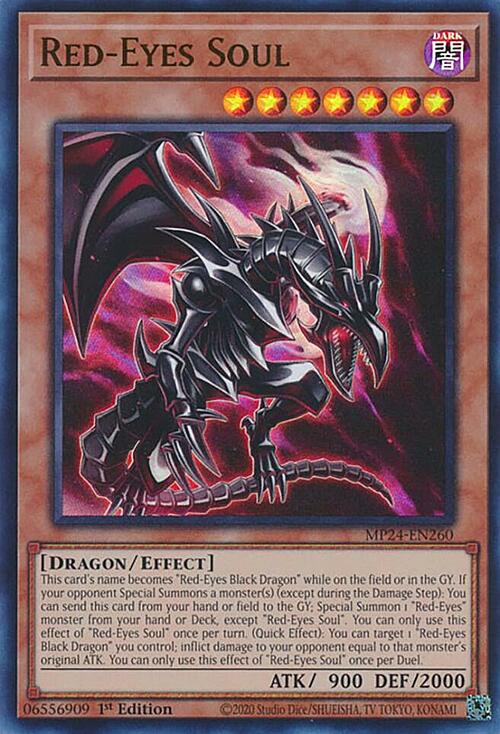 Red-Eyes Soul Card Front