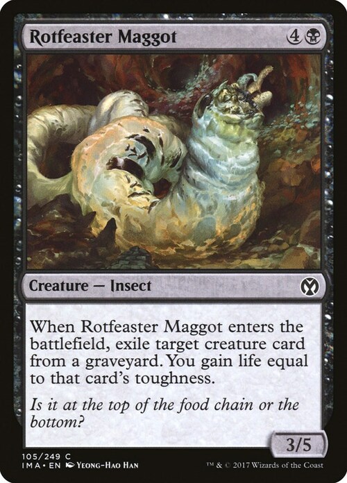 Rotfeaster Maggot Card Front