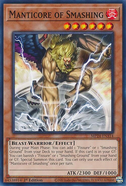 Manticore of Smashing Card Front