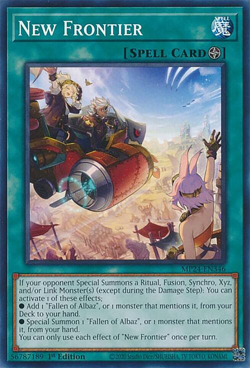 New Frontier Card Front