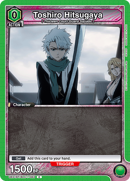 Toshiro Hitsugaya Card Front