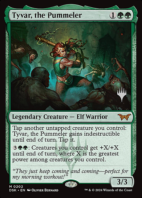 Tyvar, the Pummeler Card Front