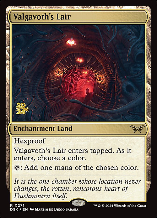 Valgavoth's Lair Card Front