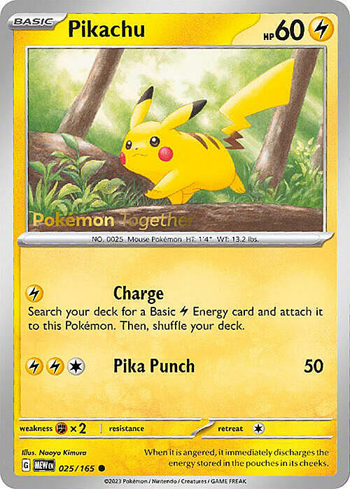 Pikachu Card Front