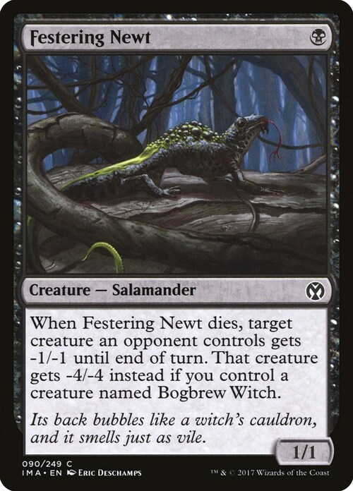 Festering Newt Card Front