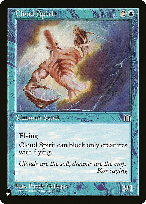 Cloud Spirit Card Front