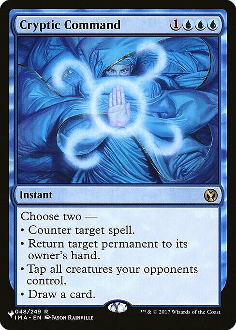 Cryptic Command Card Front