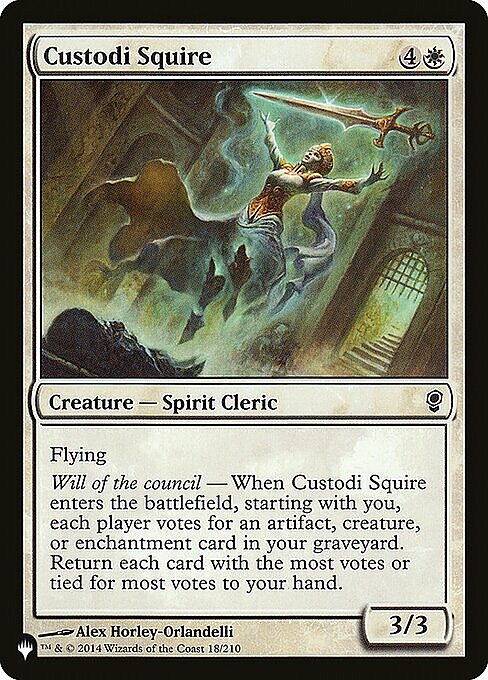 Custodi Squire Card Front