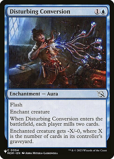 Disturbing Conversion Card Front