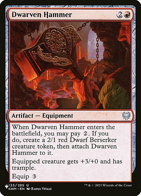 Dwarven Hammer Card Front