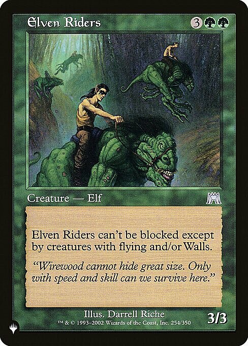 Elven Riders Card Front