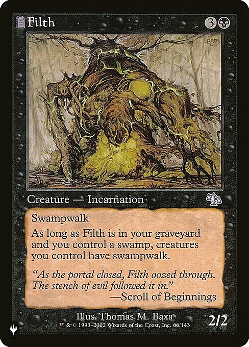 Filth Card Front