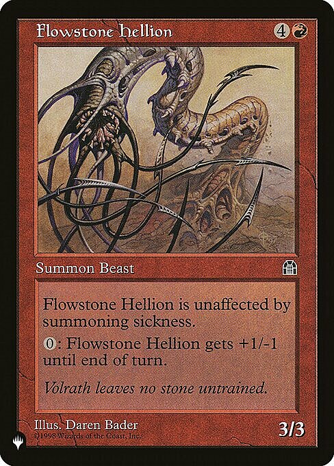 Flowstone Hellion Card Front